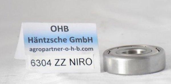 6304 ZZ NIRO - Rillenkugellager [6304ZZNIRO][bearing]
